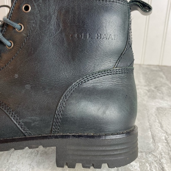 Cole Haan combat moto boots - Picture 10 of 14